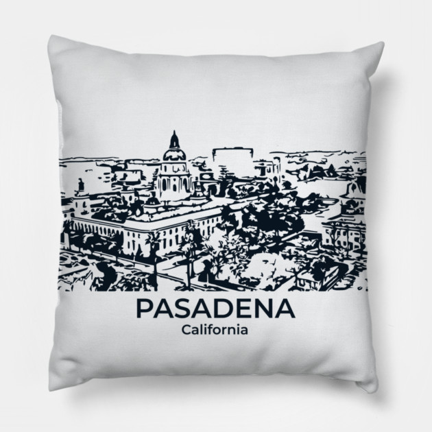 Pasadena - California Pillow by Lakeric