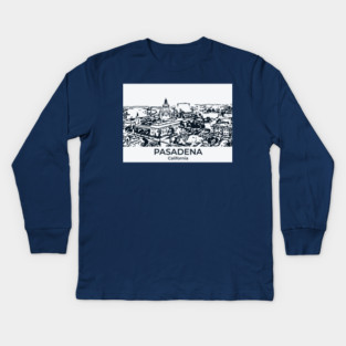 Pasadena - California Kids Long Sleeve T-Shirt