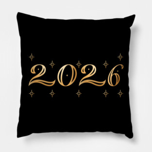 2026 New Year Celebration Pillow