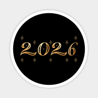 2026 New Year Celebration Magnet
