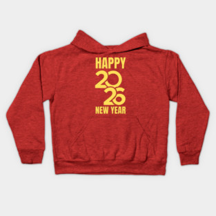 Happy New Year 2026 Kids Hoodie
