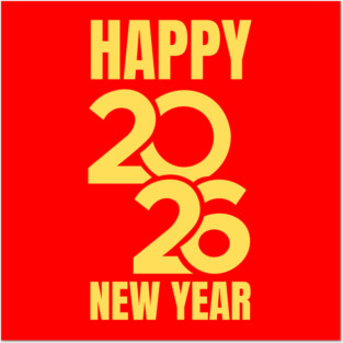 Happy New Year 2026 Posters and Art