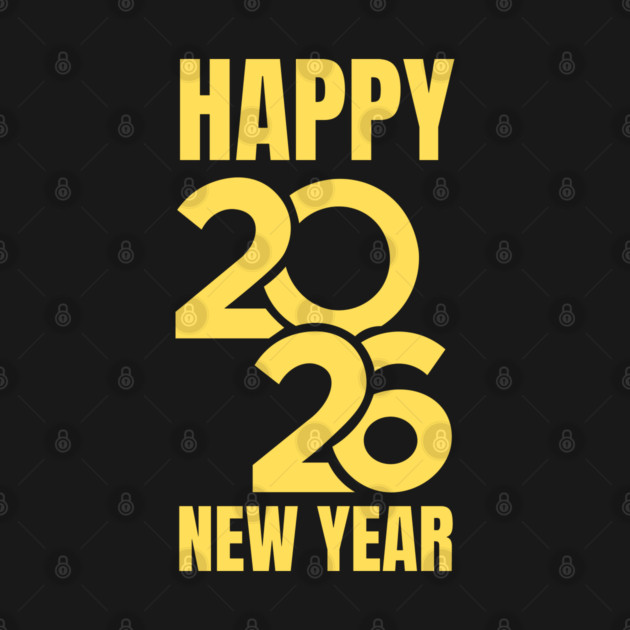 Happy New Year 2026 by Creatifly Graphic Tees