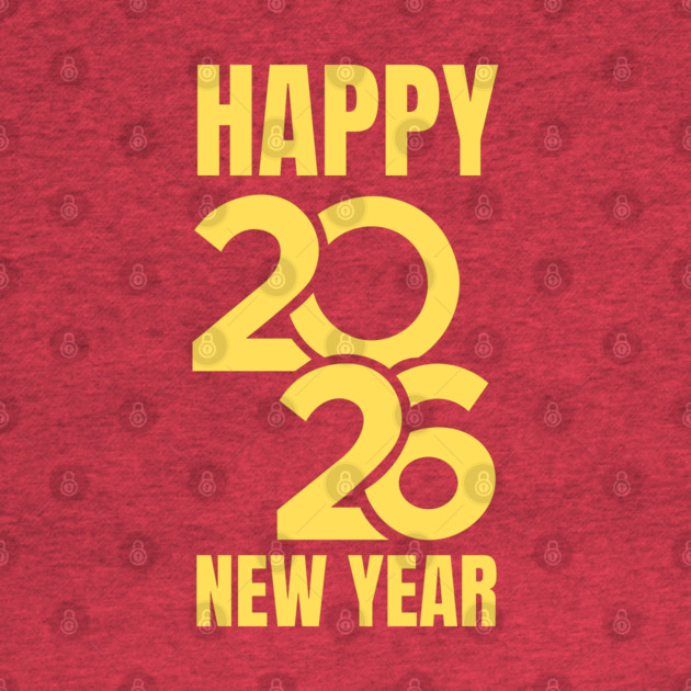 Happy New Year 2026 by Creatifly Graphic Tees
