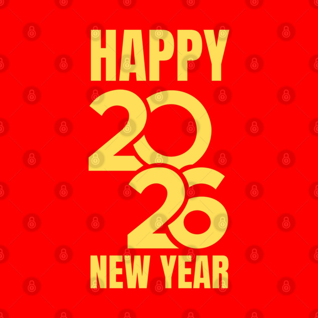 Happy New Year 2026 by Creatifly Graphic Tees