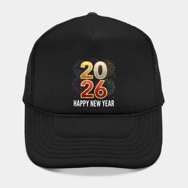 Happy New Year 2026 Fireworks Celebration by Creatifly Graphic Tees