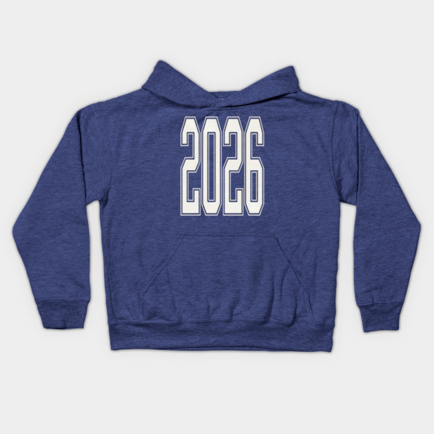 2026 New Year Retro Kids Hoodie by Creatifly Graphic Tees