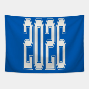 2026 New Year Retro Tapestry