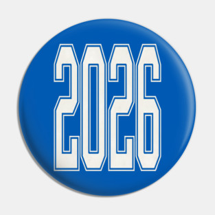 2026 New Year Retro Pin