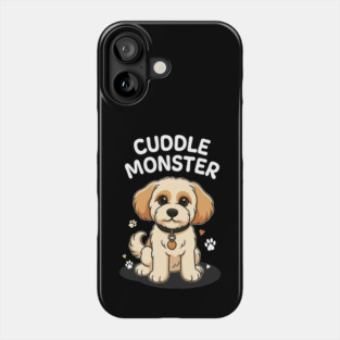 Cuddle Monster – Cute Cavachon / Cavapoo Style Cartoon Dog Design Phone Case