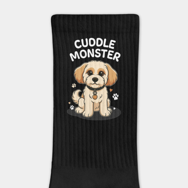 Cuddle Monster – Cute Cavachon / Cavapoo Style Cartoon Dog Design by Butter Creative