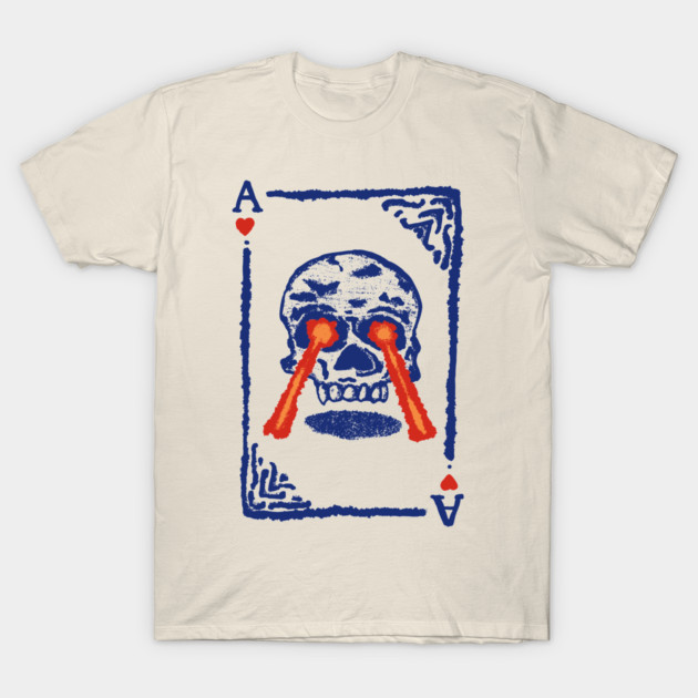 skull card T-Shirt by Megflags