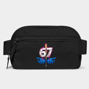 Baseball 67 Six Seven Funny Gen Alpha Meme Drip Bag