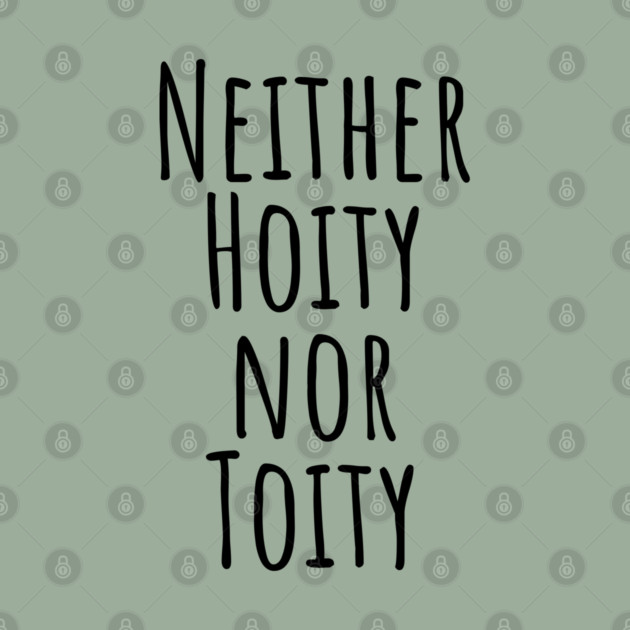 Neither Hoity Nor Toity but knows correct grammar by Luxinda