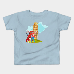 Where's Waldo and Carmen Sandiego Kids T-Shirt