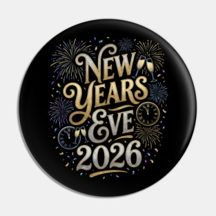 New Year's Eve 2026 Pin