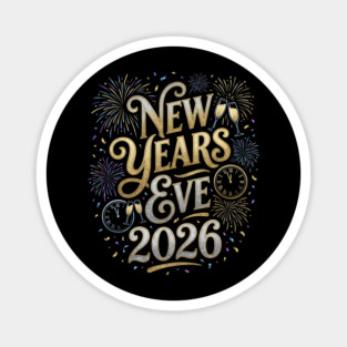 New Year's Eve 2026 Magnet
