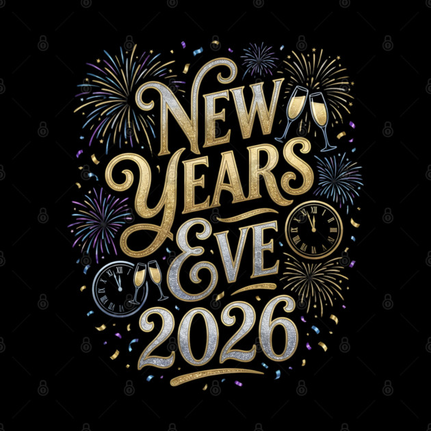 New Year's Eve 2026 by Creatifly Graphic Tees