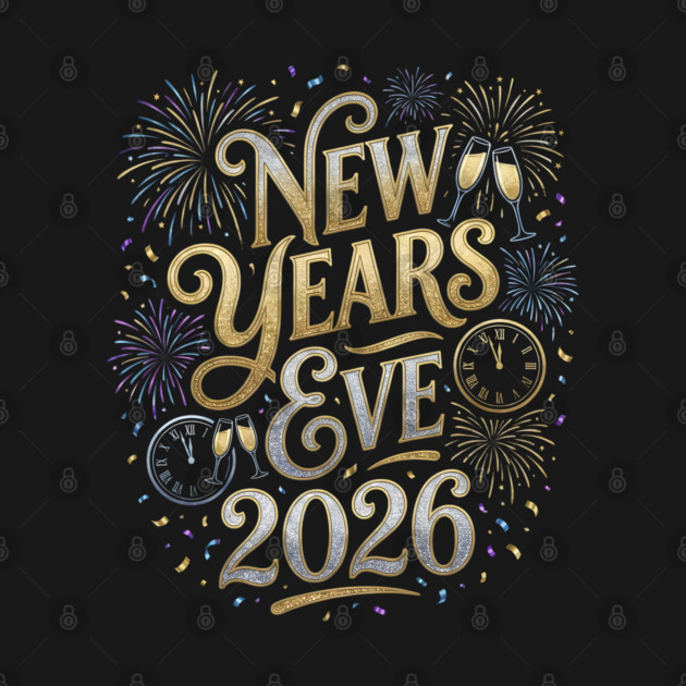 New Year's Eve 2026 by Creatifly Graphic Tees