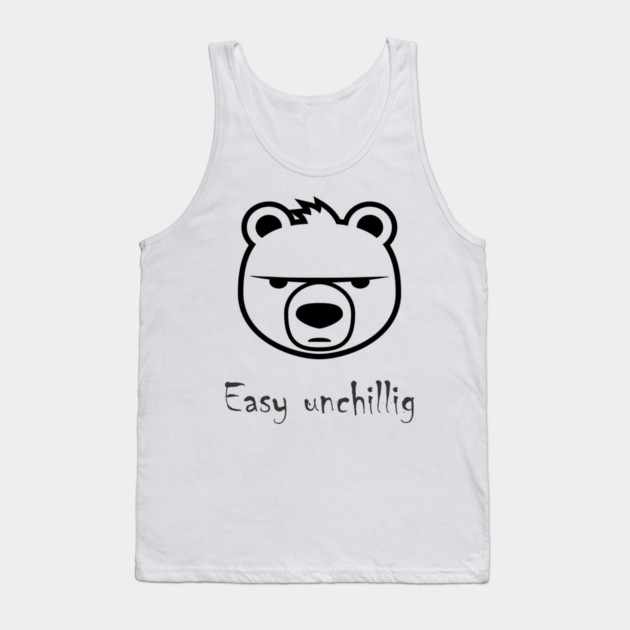 Easy unchillig Bär Tank Top by Fasnacht Herisau