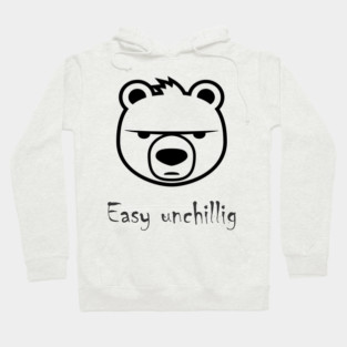 Easy unchillig Bär Hoodie