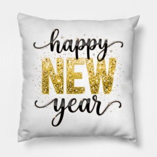 Happy New Year 2026 Pillow