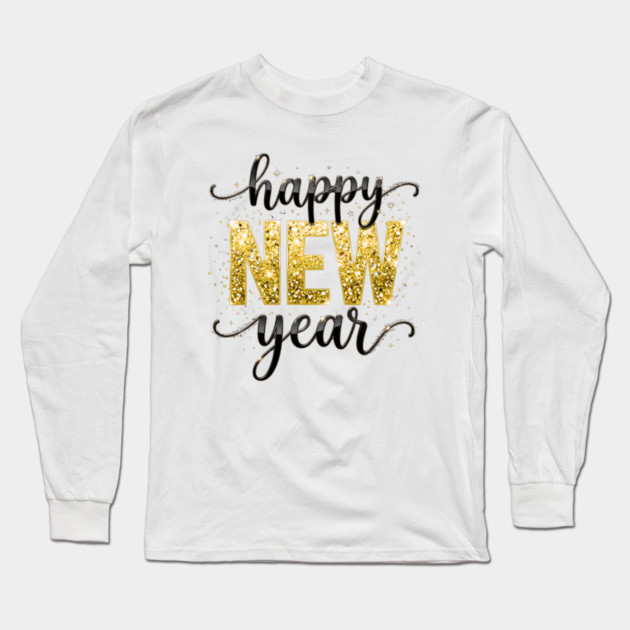 Happy New Year 2026 Long Sleeve T-Shirt by Creatifly Graphic Tees