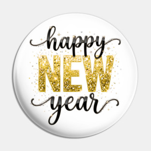 Happy New Year 2026 Pin