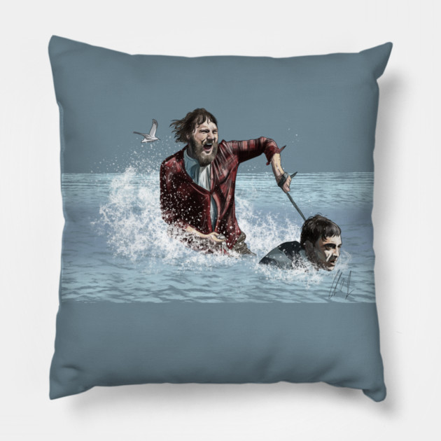 Swiss Army Man: Human Motorboat Pillow by 51Deesigns