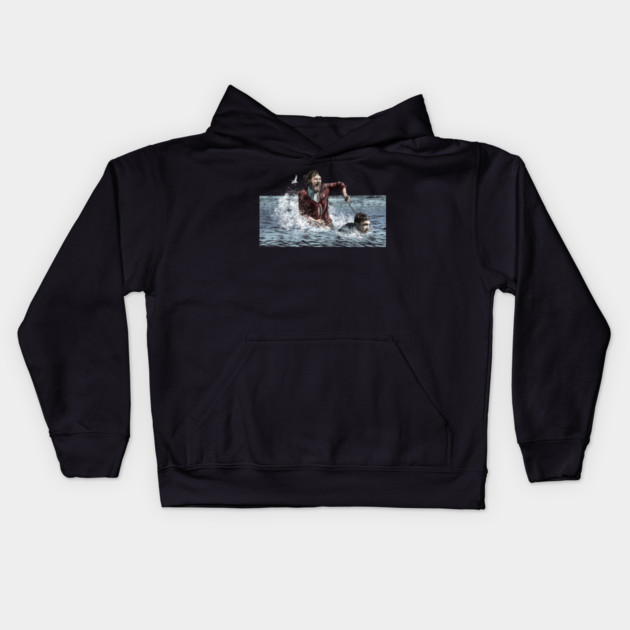 Swiss Army Man: Human Motorboat Kids Hoodie by 51Deesigns