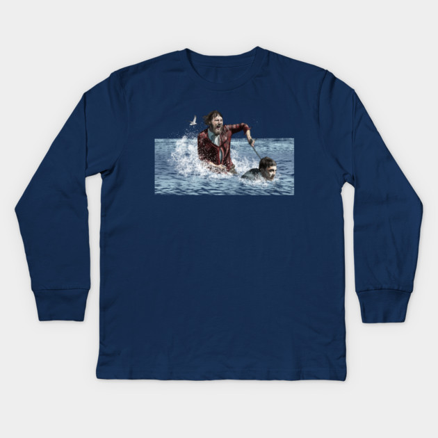 Swiss Army Man: Human Motorboat Kids Long Sleeve T-Shirt by 51Deesigns