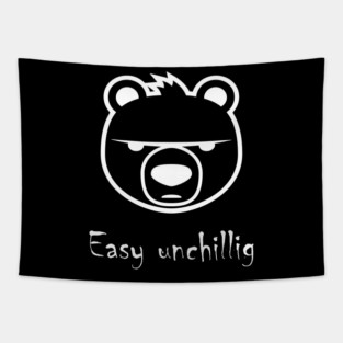 Easy unchillig Bär Tapestry