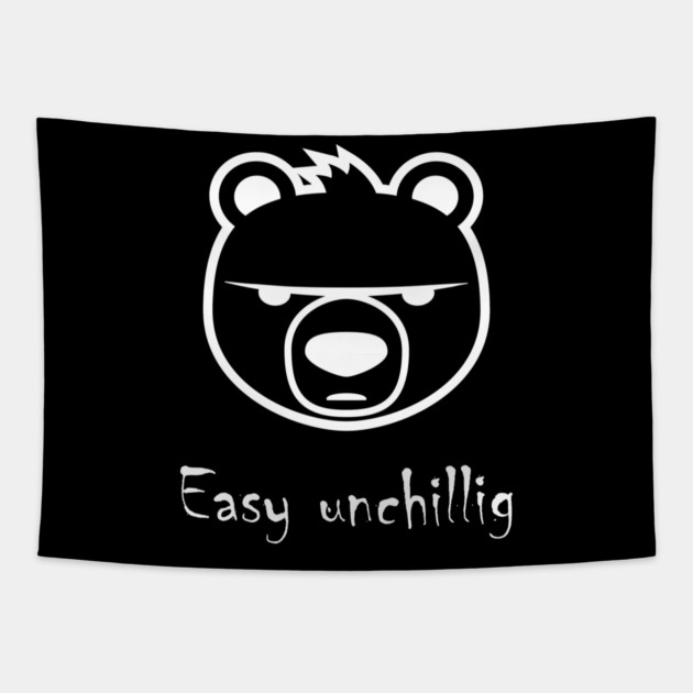 Easy unchillig Bär Tapestry by Fasnacht Herisau