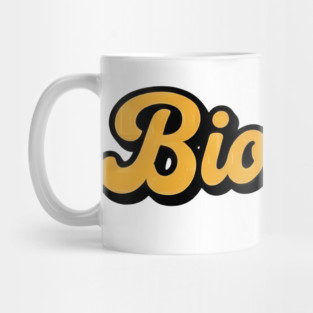 Retro Biologist Sticker Mug