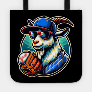 Baseball Goat Cool Cap Sunglasses Tote