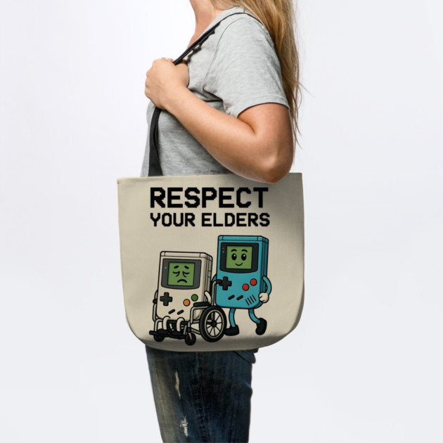 Respect Your Elders – Retro vs Modern Gaming Humor Illustration by Pixel Threads 