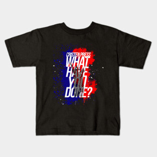 Christen Press What Have You Done? Kids T-Shirt