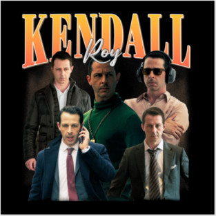 Kendall Roy Retro Collage Posters and Art