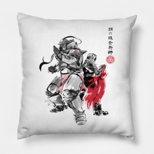 Brotherhood Sumi-e Pillow