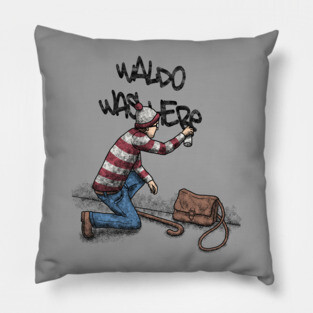 Waldo was here Pillow
