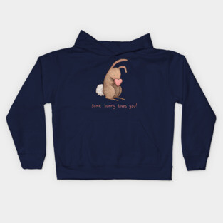 Some Bunny Loves You Kids Hoodie