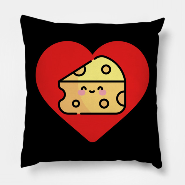 Cheese Lover Pillow by HolidayBug