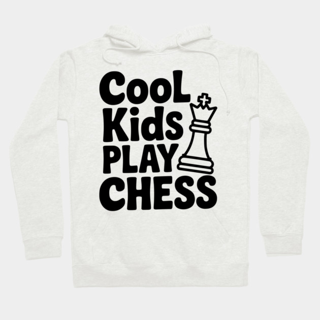 Cool Kids Play Chess Hoodie by Frank Ring