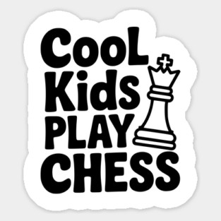 Cool Kids Play Chess Magnet