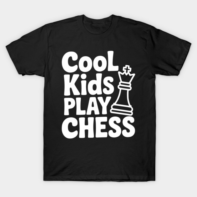 Cool Kids Play Chess T-Shirt by Frank Ring