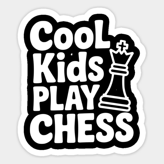 Cool Kids Play Chess Magnet by Frank Ring