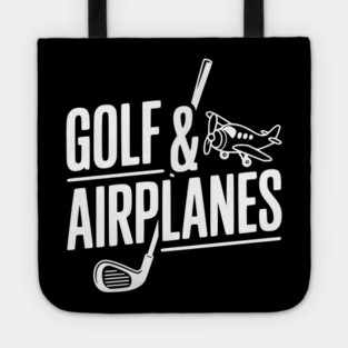Golf & Airplanes Tote