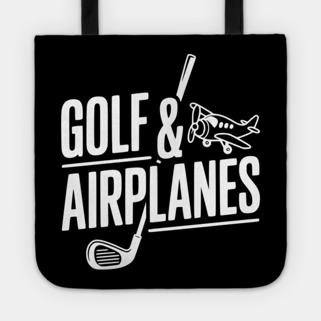 Golf & Airplanes Tote by Frank Ring