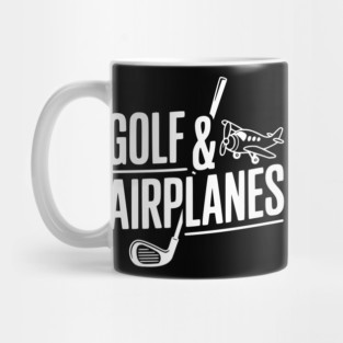 Golf & Airplanes Mug