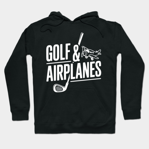 Golf & Airplanes Hoodie by Frank Ring